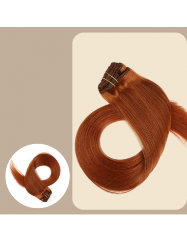 Extensão para Clips Premium Russian Hair Copper solde