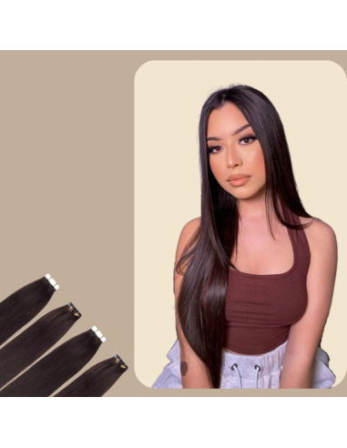 Straight Brown Adhesive Extensions vous aussi creer 