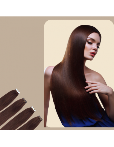 Straight Chocolate Adhesive Extensions la chaussure