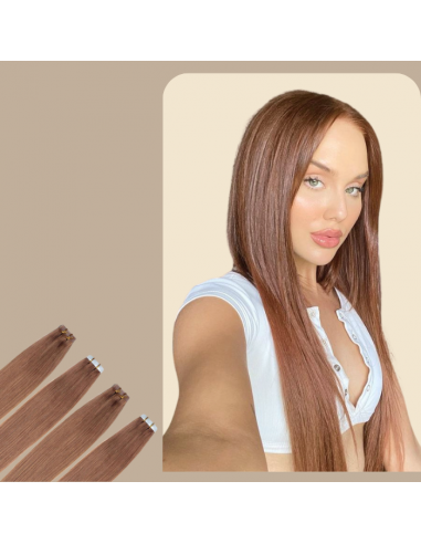 Straight Hazelnut Adhesive Extensions 2023