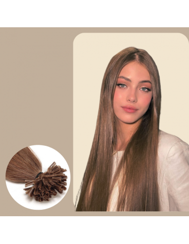 100 Keratin Extensions Straight Hazelnut votre