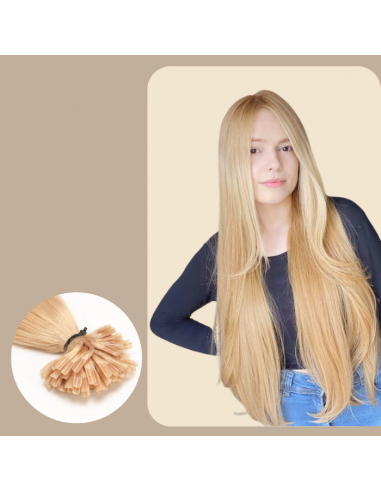 100 Keratin Extensions Straight Blonde 2024