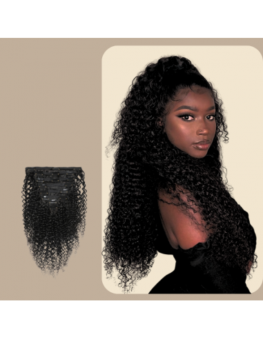 Kinky Curly Black Clip Extensions Kit 120 gr Découvrez la collection