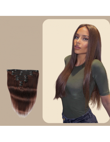 Clip Extensions Kit Straight Chocolate 120 gr Découvrez la collection