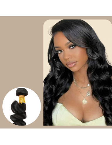 Virgin Hair Weaving Human Hair Loose Wave 7A Dark Brown 1B 100 Gr commande en ligne