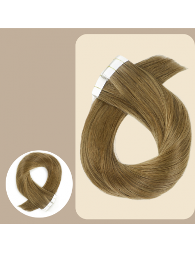 Premium Russian Hair Straight Adhesive Extensions / Tapes 14 le concept de la Pate a emporter 