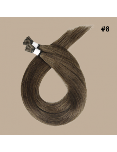 50 Premium Straight Keratin Extensions with I-Tip 8 commande en ligne