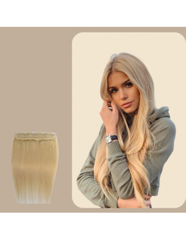 Recht Platina Blond Mono Clip-In Verlenging Maxi Volume Band les ctes