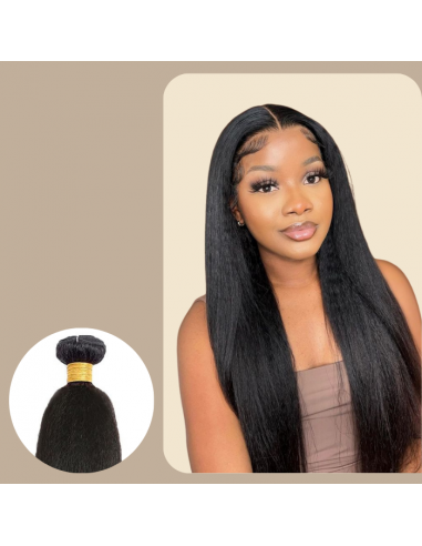 Weven Virgin Human Hair Yaki Recht 7A Donkerbruin 1B 100 Gr Faites des économies